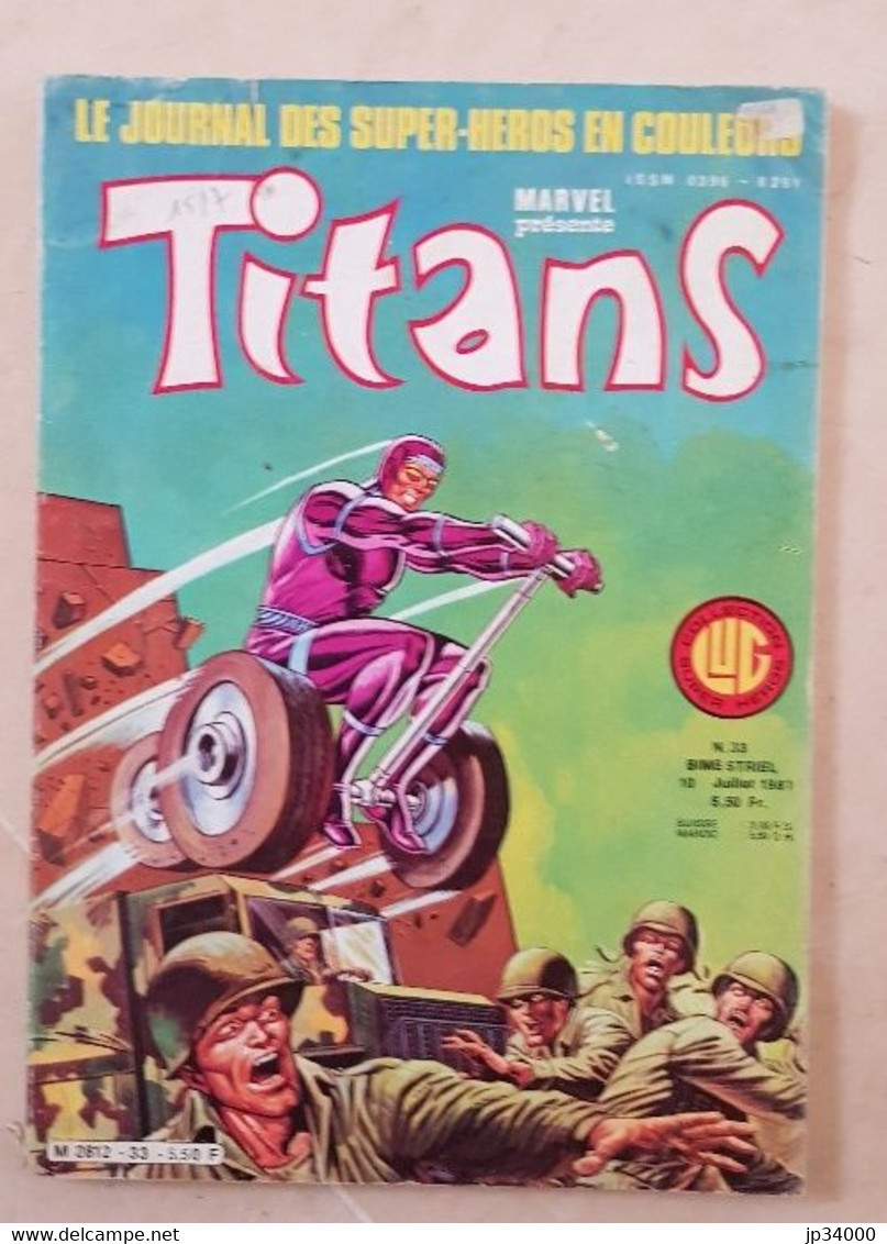 TITANS N°33 Editions LUG, 10/07/1981. Tout En Couleurs. Excellent ETAT - Titans