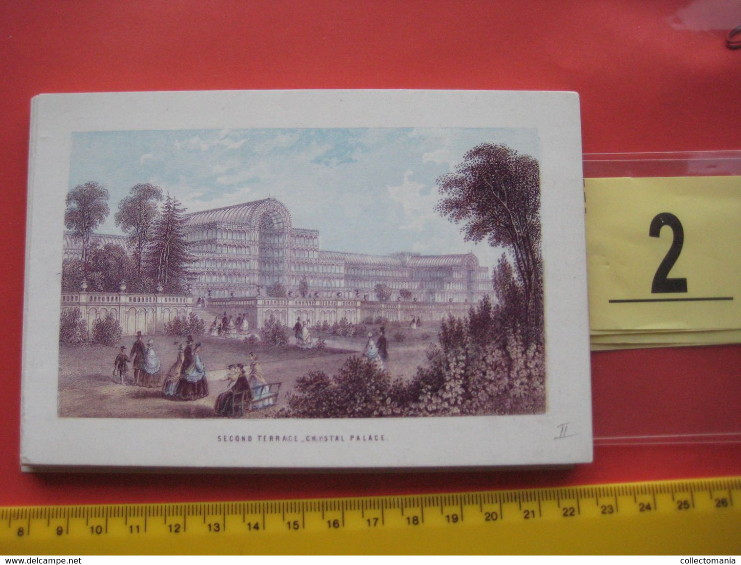 30 Cards Serie - Fine Quality Litho Prints (no Postcards).  Het Wereldberoemde  Chrystal Palace London Anno 1867 - Lithographies