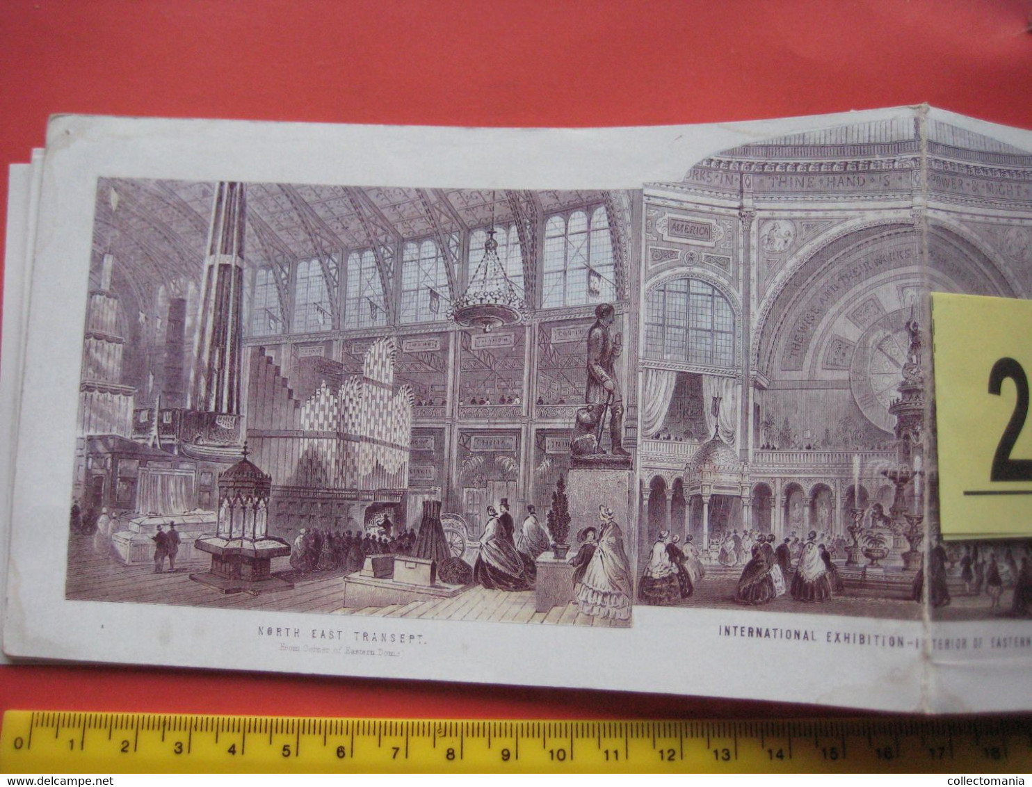 30 cards serie - fine quality litho prints (no postcards).  Het wereldberoemde  Chrystal Palace London anno 1867