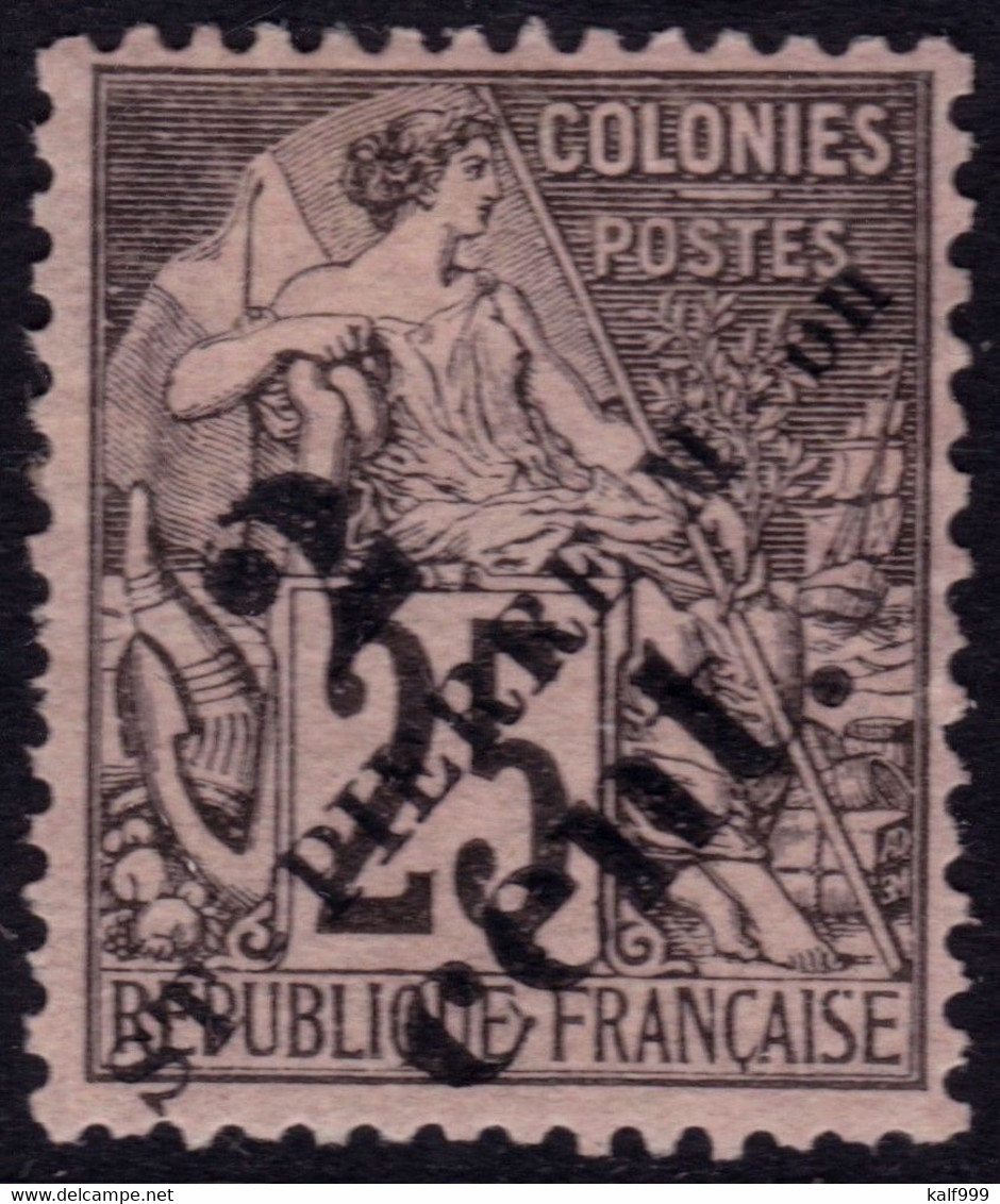 ✔️ St. Pierre Et Miquelon 1891/1892 - Dubois Avec Surcharge - Yv. 40 * MH - €15 (4) - Unused Stamps