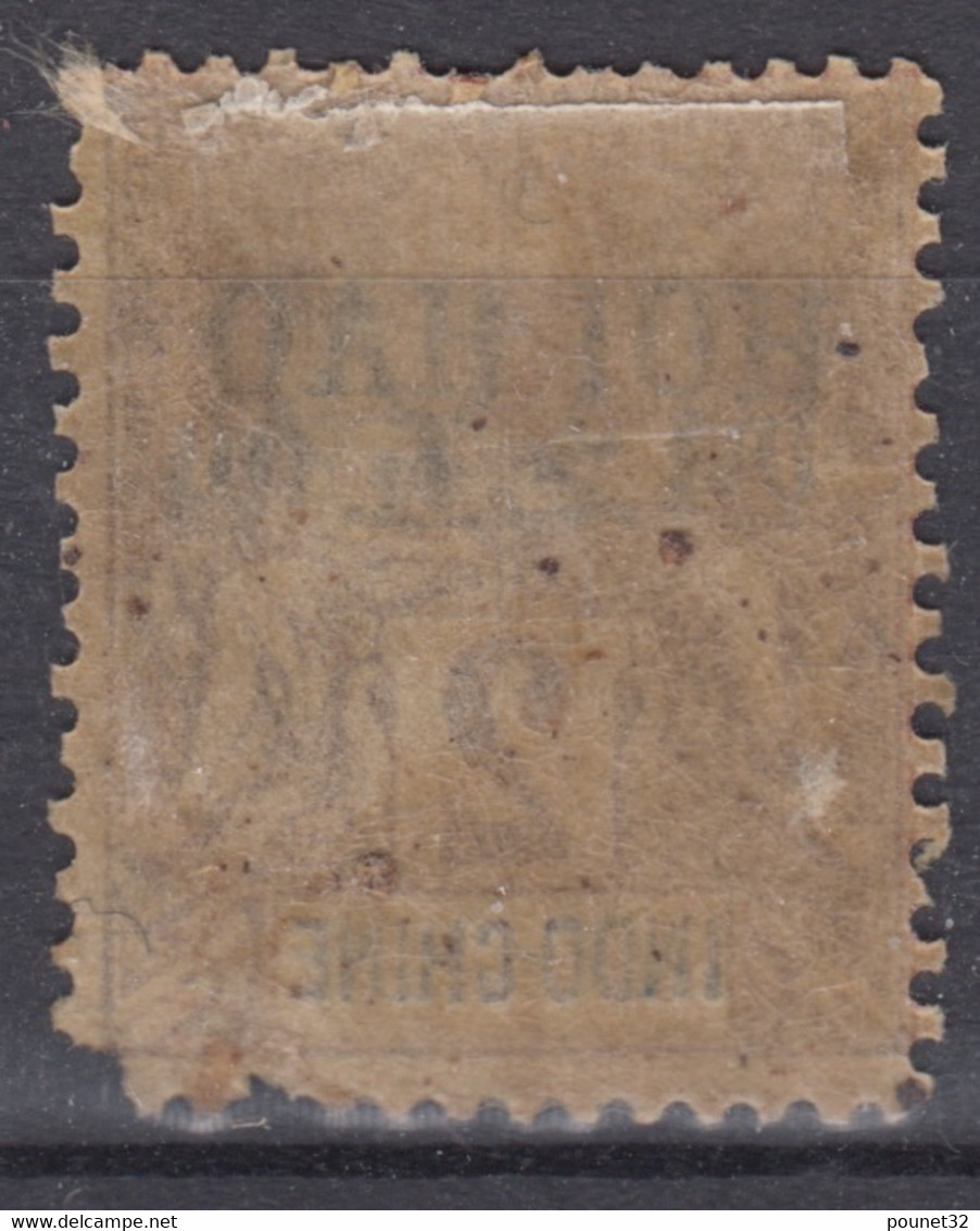 HOI HAO : VARIETE SURCHARGES RAPPROCHEES SUR N° 17 NEUF * GOMME AVEC CHARNIERE - Unused Stamps