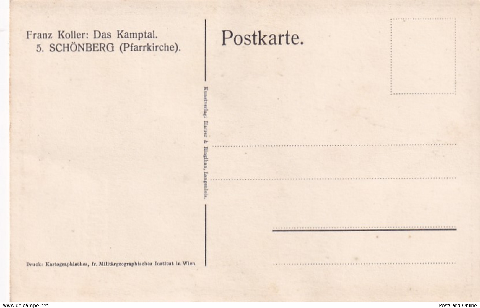 2495 - Österreich - Niederösterreich , Kamptal , Schönberg , Pfarrkirche - Nicht Gelaufen 1992 - Rosenburg