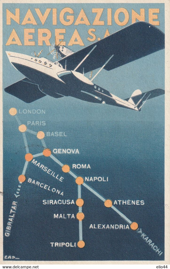 Aviazione - Genova - S.A. Navigazione Aerea - - 1919-1938