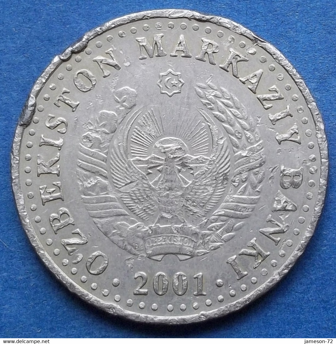 UZBEKISTAN - 50 So'm 2001 KM# 15 Independent Republic (1991) - Edelweiss Coins - Uzbekistan