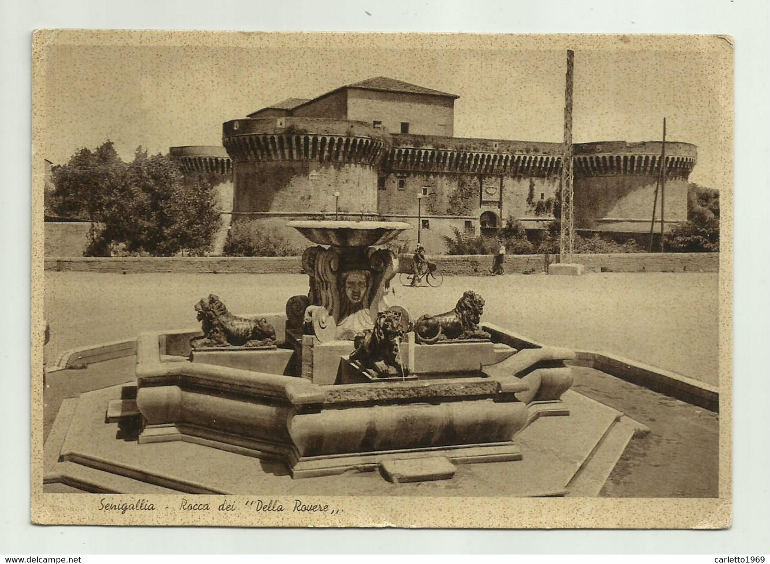 SENIGALLIA - ROCCA DEI " DELLA ROVERE " 1946 VIAGGIATA   FG - Senigallia