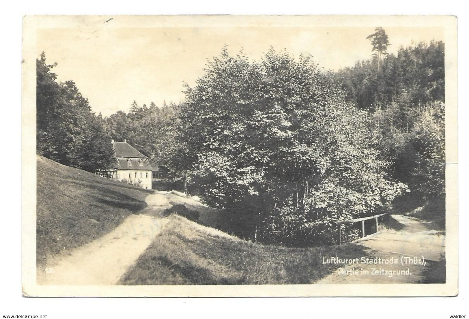 6540  STADTRODA, PARTIE IM ZEITZGRUND   1942 - Stadtroda