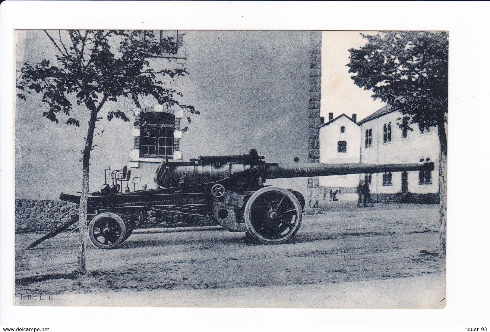 (CAMP DE LA COURTINE) - Artillerie  Canon "LA MADELON" - Manoeuvres