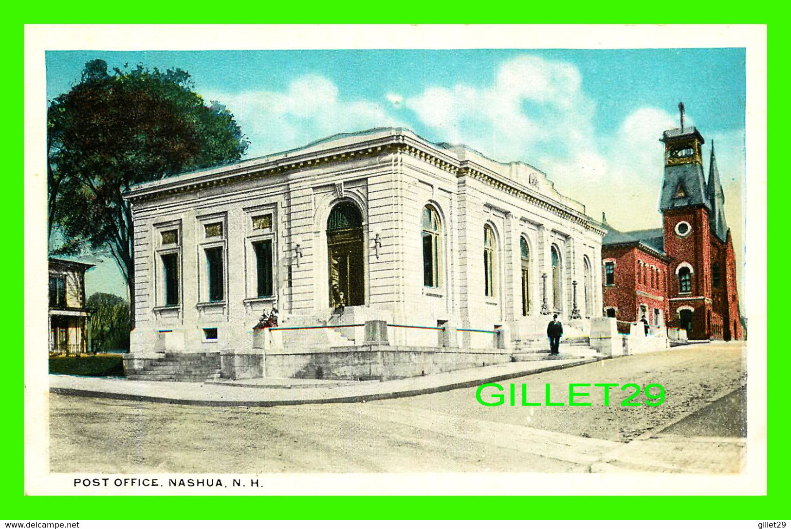 NASHUA, NH - POST OFFICE - ANIMATED - - Nashua