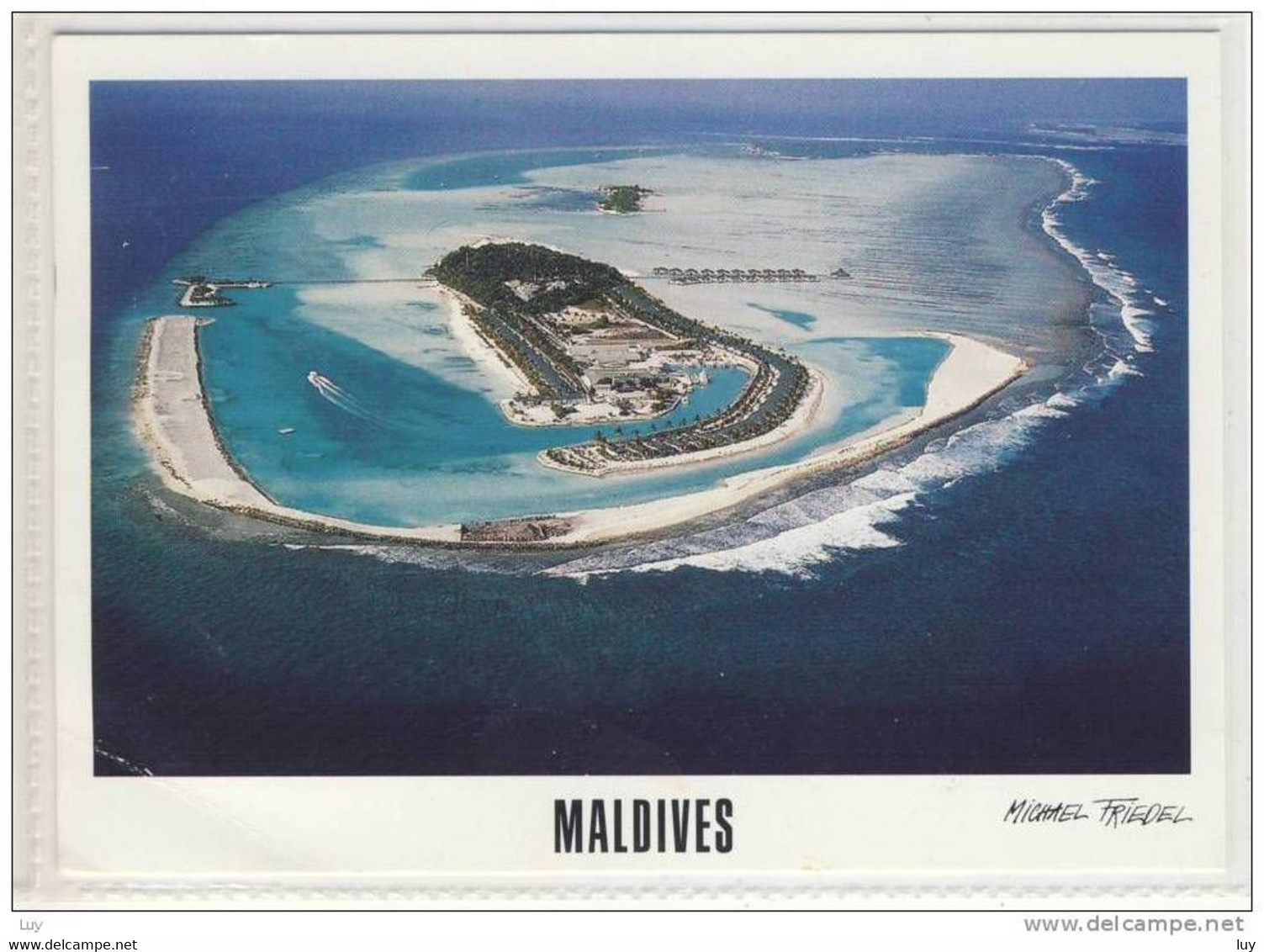 MALDIVES Air View  Paradise Island Lankanfinolhu - Mi: MV 4102, Shell Of Maldives, 2003, Photo: Michael Friedel, - Maldives