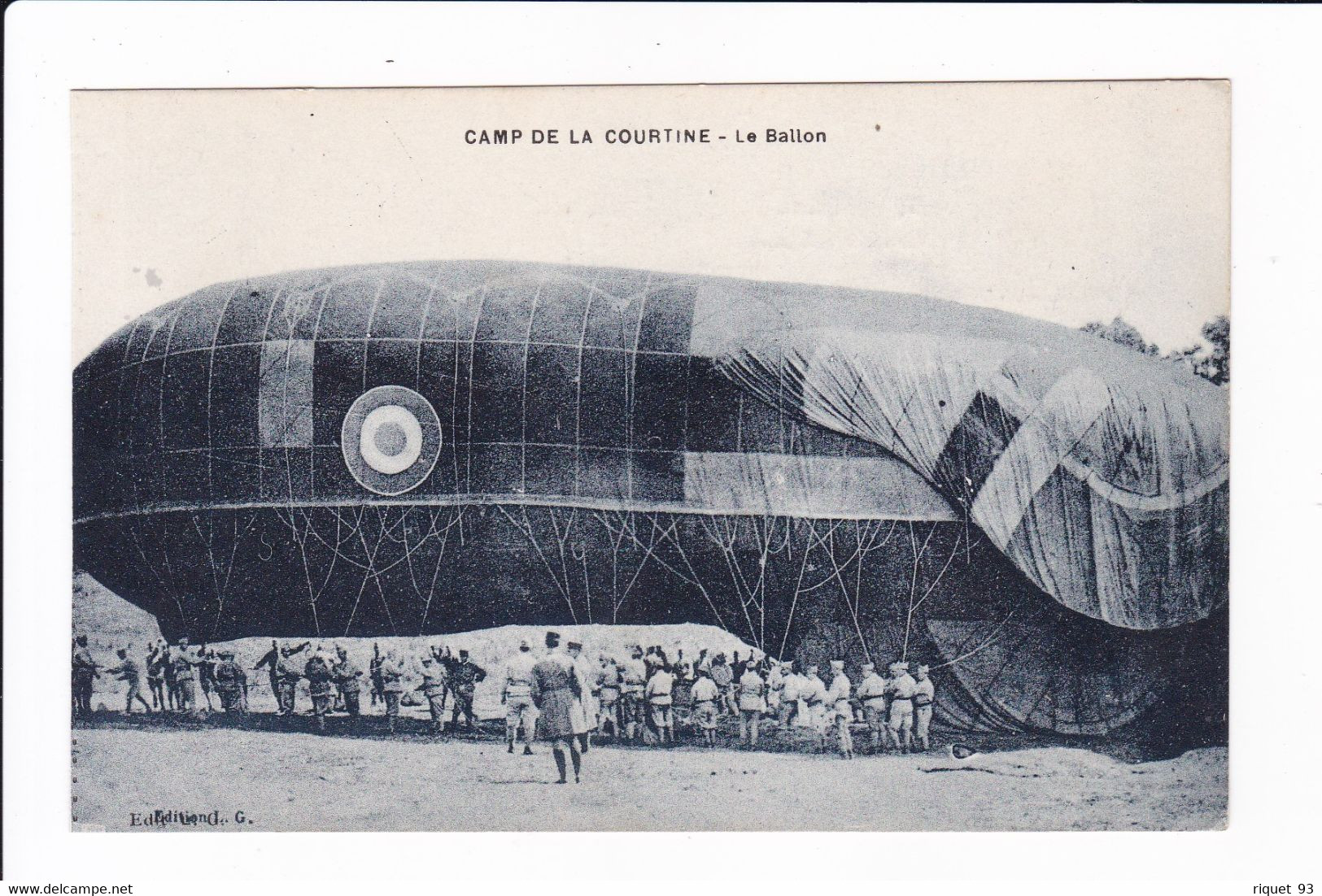 CAMP DE LA COURTINE - Le Ballon - Manöver