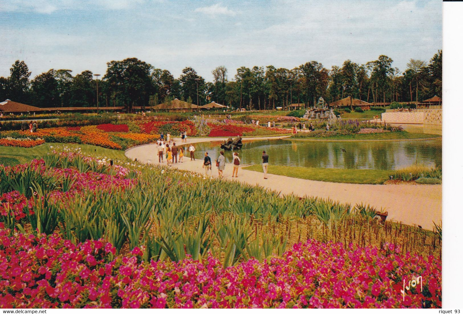 Lot 2 Cp - PARC FLORAL DE PARIS - La Vallée Des Fleurs - Autres & Non Classés