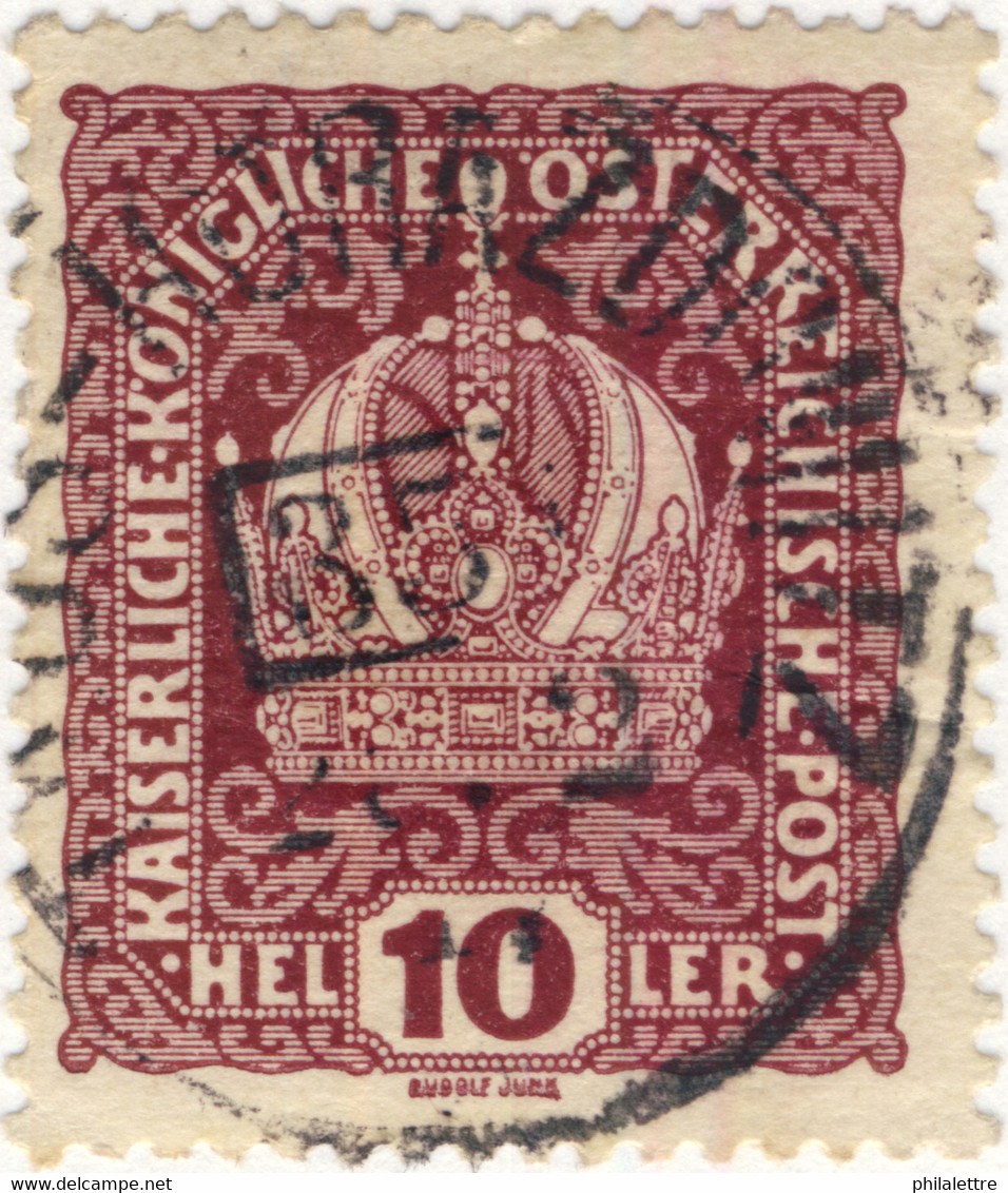 AUTRICHE / ÖSTERREICH /CZECH - TAUS-HORAZDOWITZ Nr.351 Bahnpoststempel On Mi.188 - Oblitérés