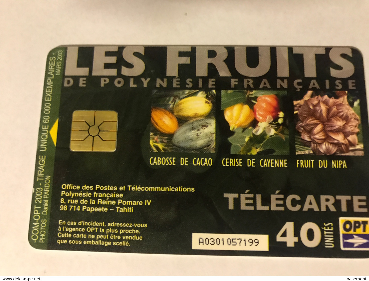 5:314 - French Polynesia Les Fruits - Polinesia Francese