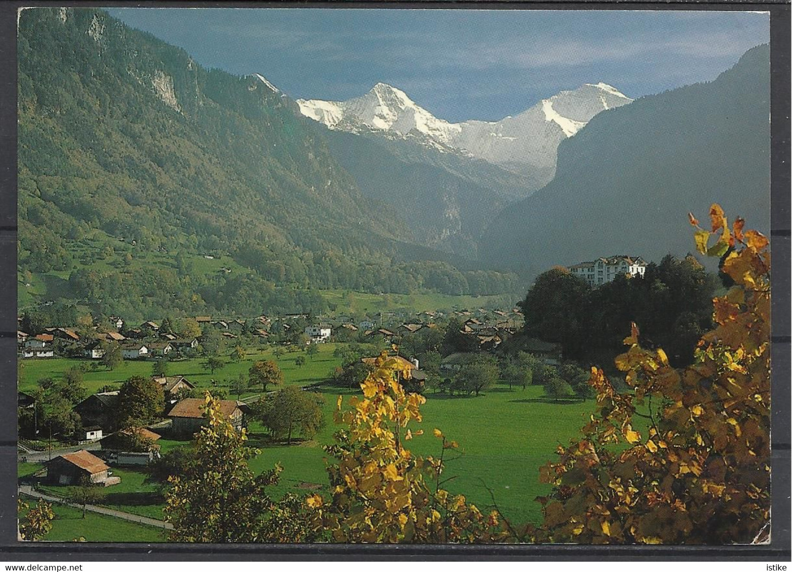 Switzerland, BE, Wilderswil Mit Blick Auf Eiger, Mönch Und Jungfrau, 1988. - Wilderswil