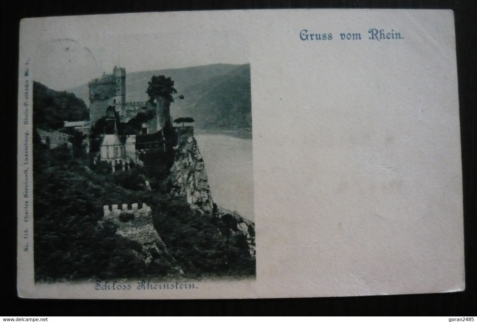 Germany, Trechtingshausen, Schloss Rheinstein, Us. 1898 - Ingelheim