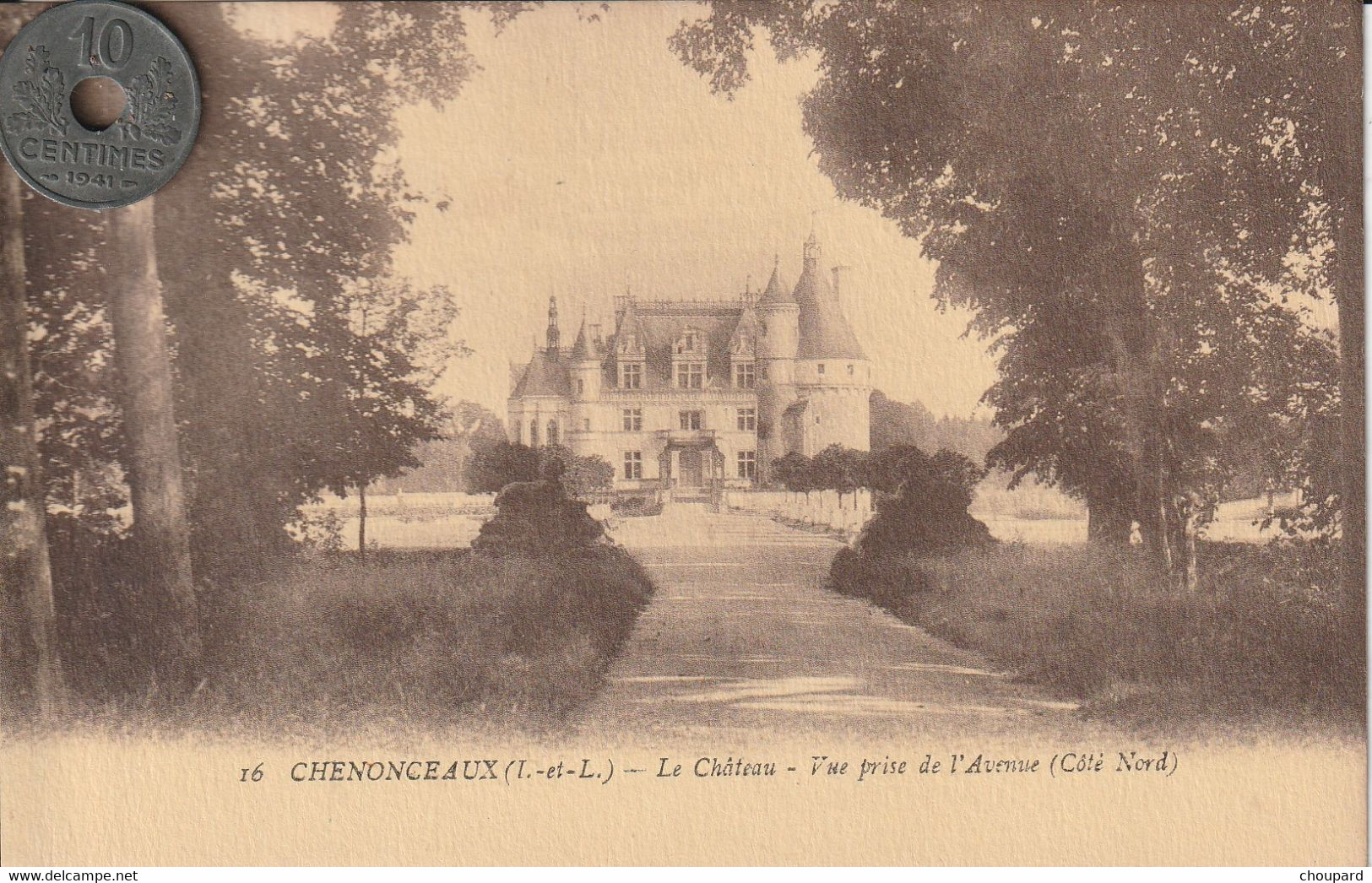 37 - Carte Postale Ancienne De  CHENONCEAUX    Le Chateau - Chenonceaux