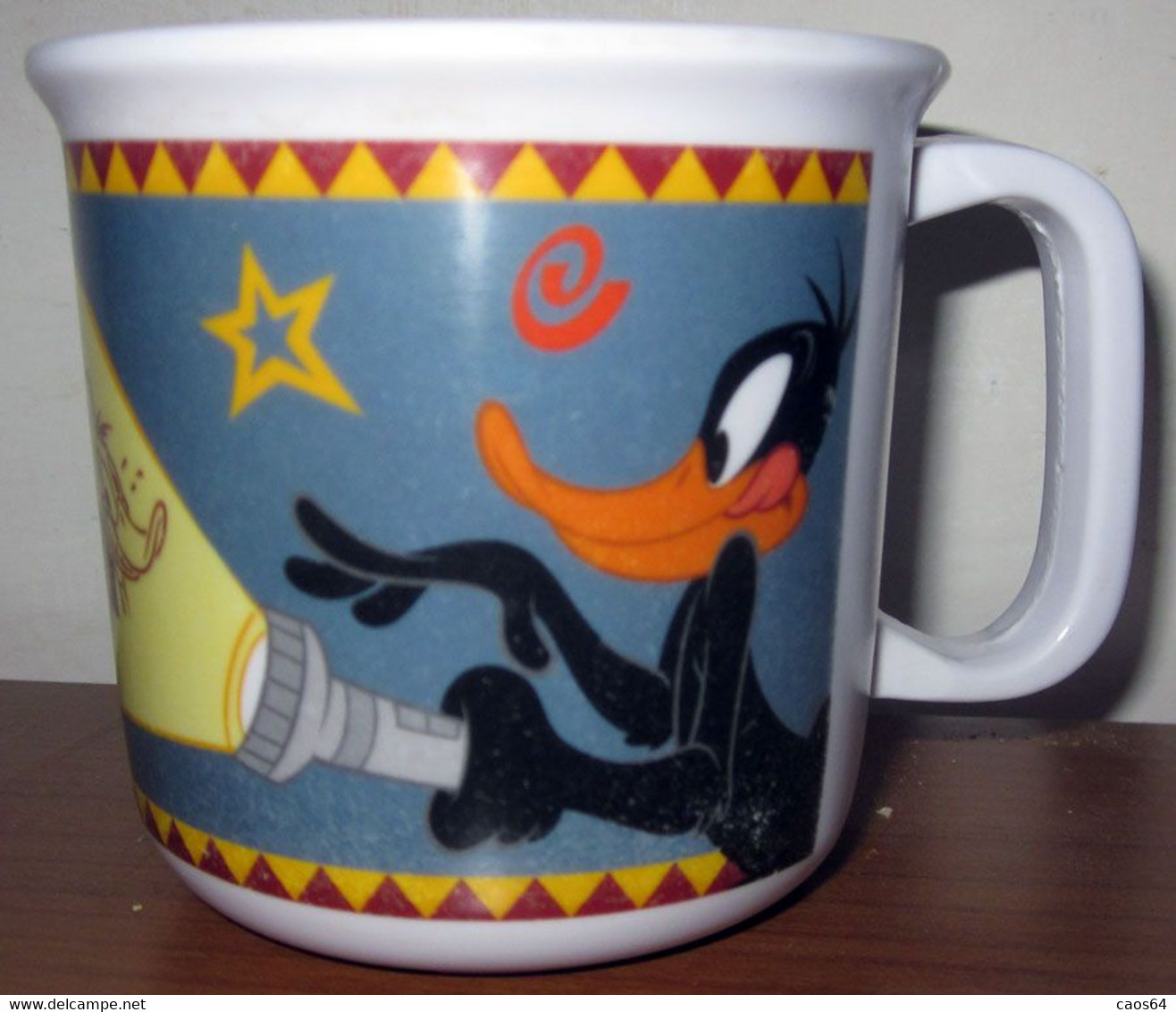 DAFFY DUCK WARNER BROS TAZZA PLASTIC VINTAGE GALBI - GALBANI - Kopjes