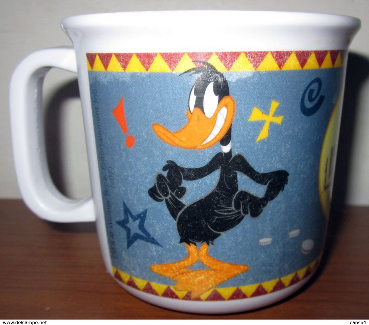 DAFFY DUCK WARNER BROS TAZZA PLASTIC VINTAGE GALBI - GALBANI - Tazze