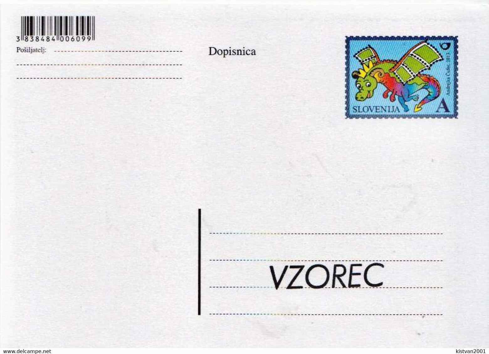 Slovenia Mint Postal Stationery Card With Vzorec / Specimen Overprint And 7 More Specimen Items - Slovenia