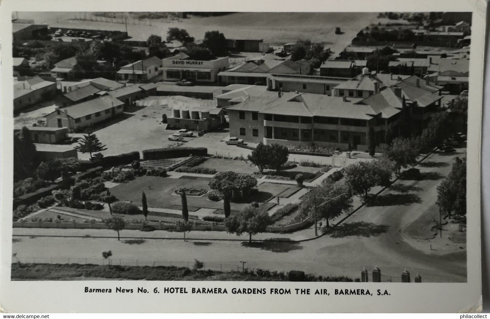 Barmera (South Australia) Hotel Barmera Gardens Fron The Air 1960 - Altri & Non Classificati