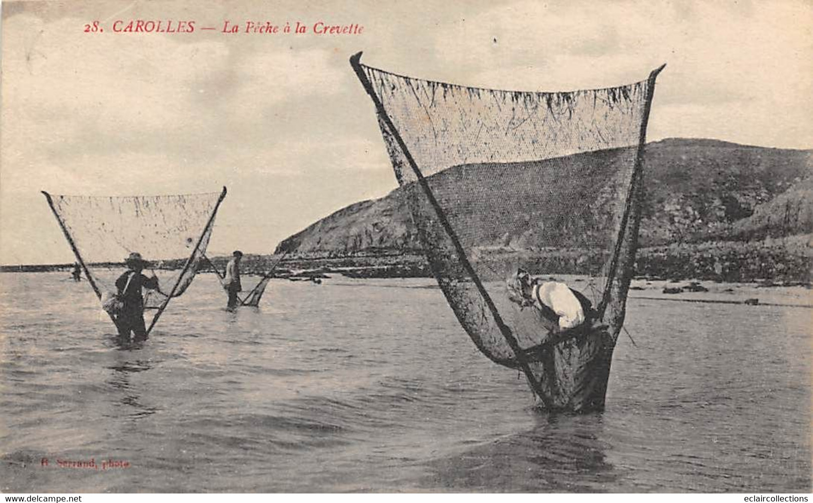 Thème:  Pêche à La Crevette .   Lot De 4 Cartes   Manche  50   -   (voir Scan) - Pesca