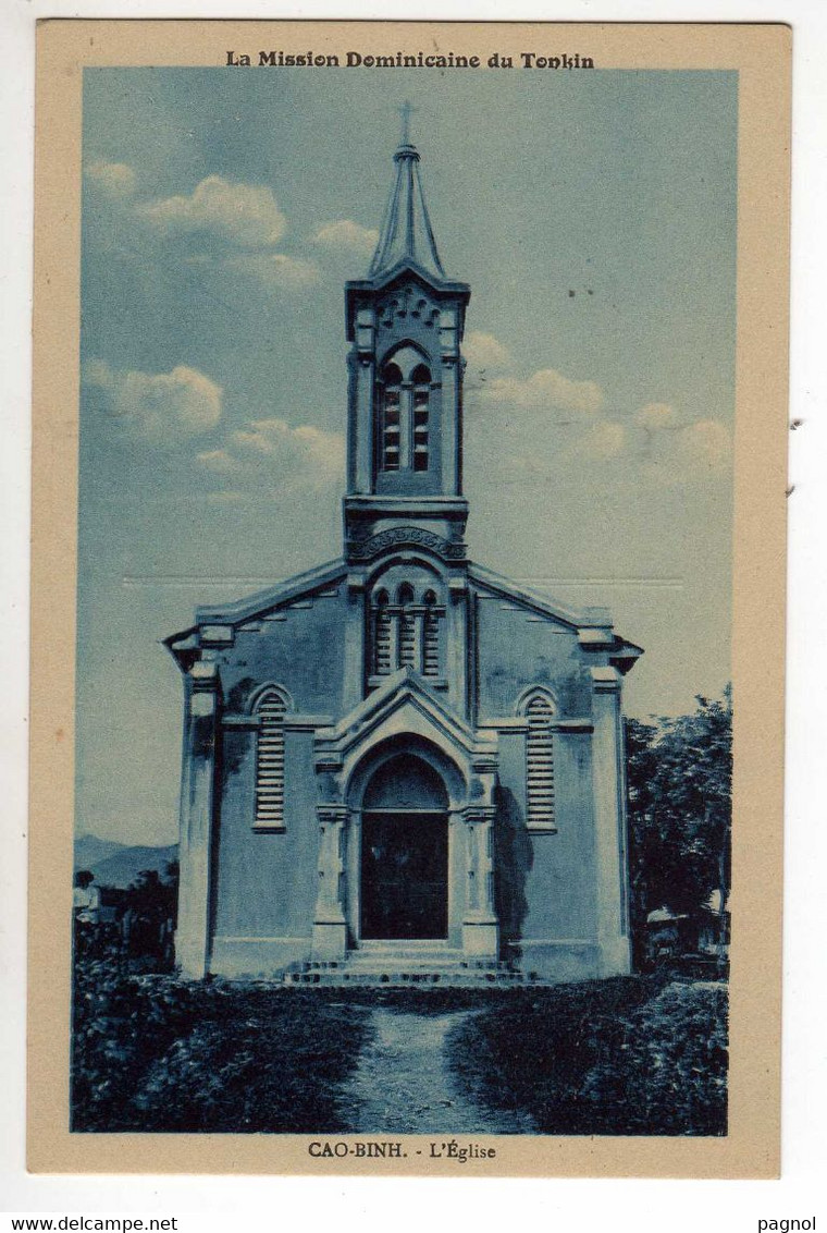 Indochine : Cao-Binh  :  L'Eglise - Viêt-Nam