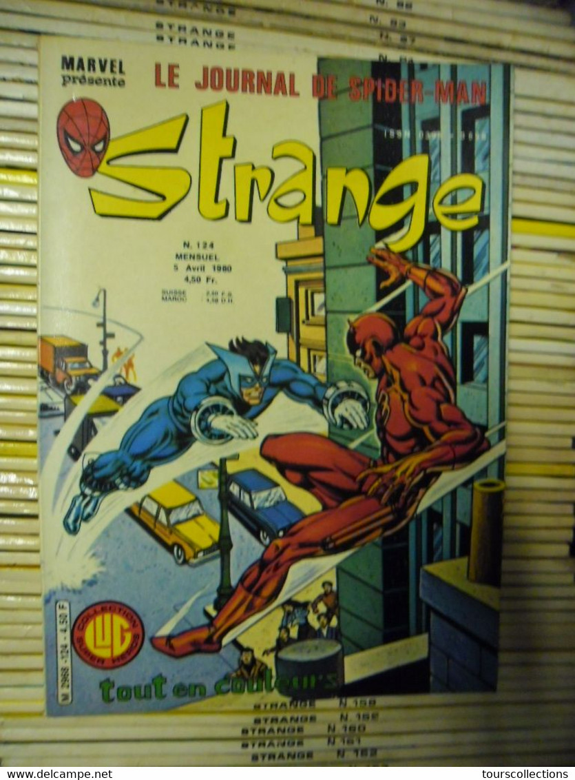 Le Journal De Spider-Man Strange N° 124 Avril 1980 Collection LUG Super Héros Marvel - Strange