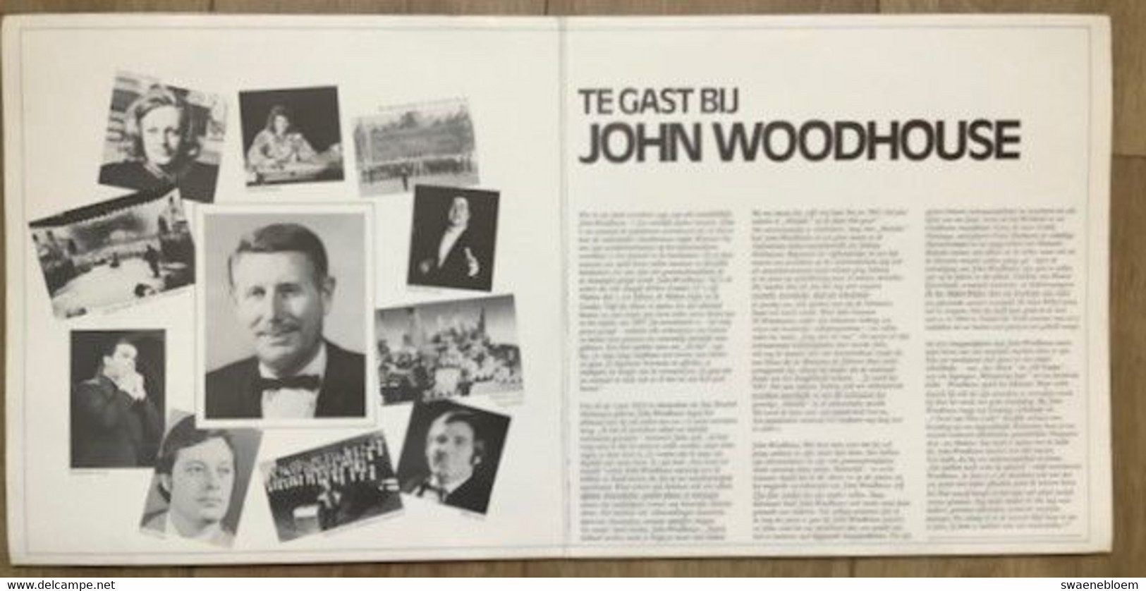 LP.- Te Gast Bij JOHN WOODHOUSE & HIS MAGIC ACCORDION - Hit-Compilations