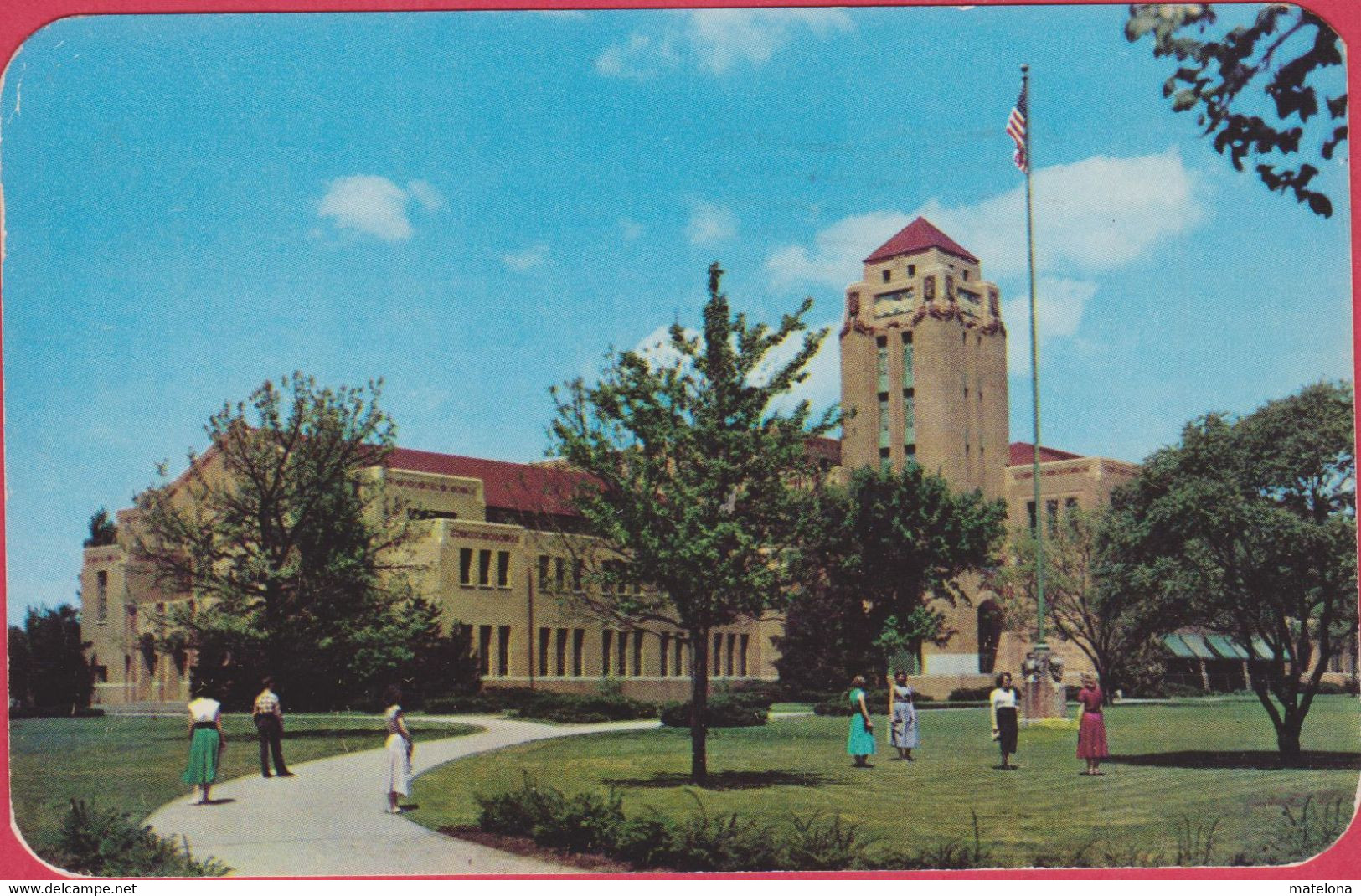 ETATS UNIS KS KANSAS WICHITA NORTH HIGH SCHOOL SITUATED ON THE BANKS OF THE LITTLE ARKANSAS... - Wichita