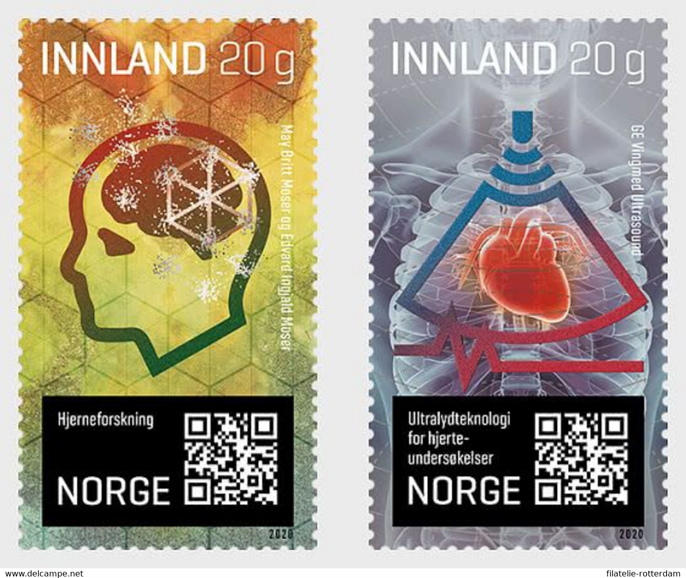 Noorwegen / Norway - Postfris / MNH - Complete Set Research En Innovatie 2020 - Neufs