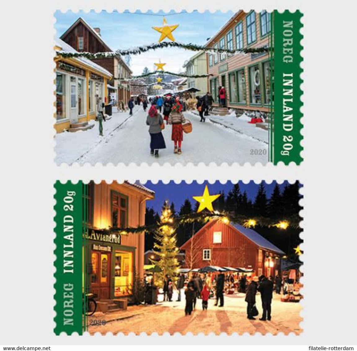 Noorwegen / Norway - Postfris / MNH - Complete Set Kerstmis 2020 - Ongebruikt