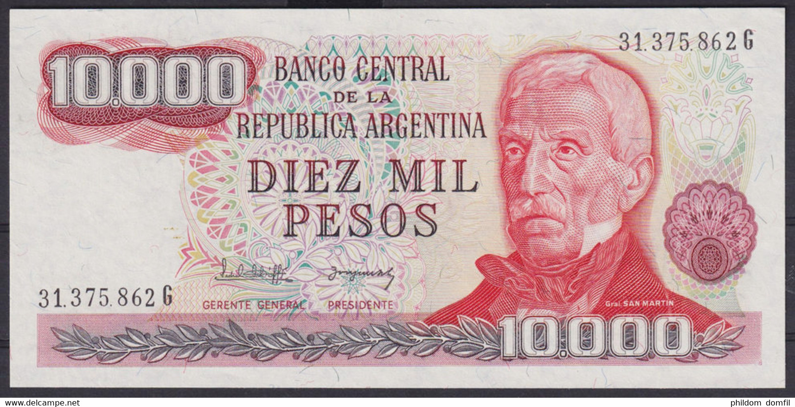 Ref. 6334-6840 - BIN ARGENTINA . 1977. ARGENTINA 1977 10000 PESOS - Argentinië