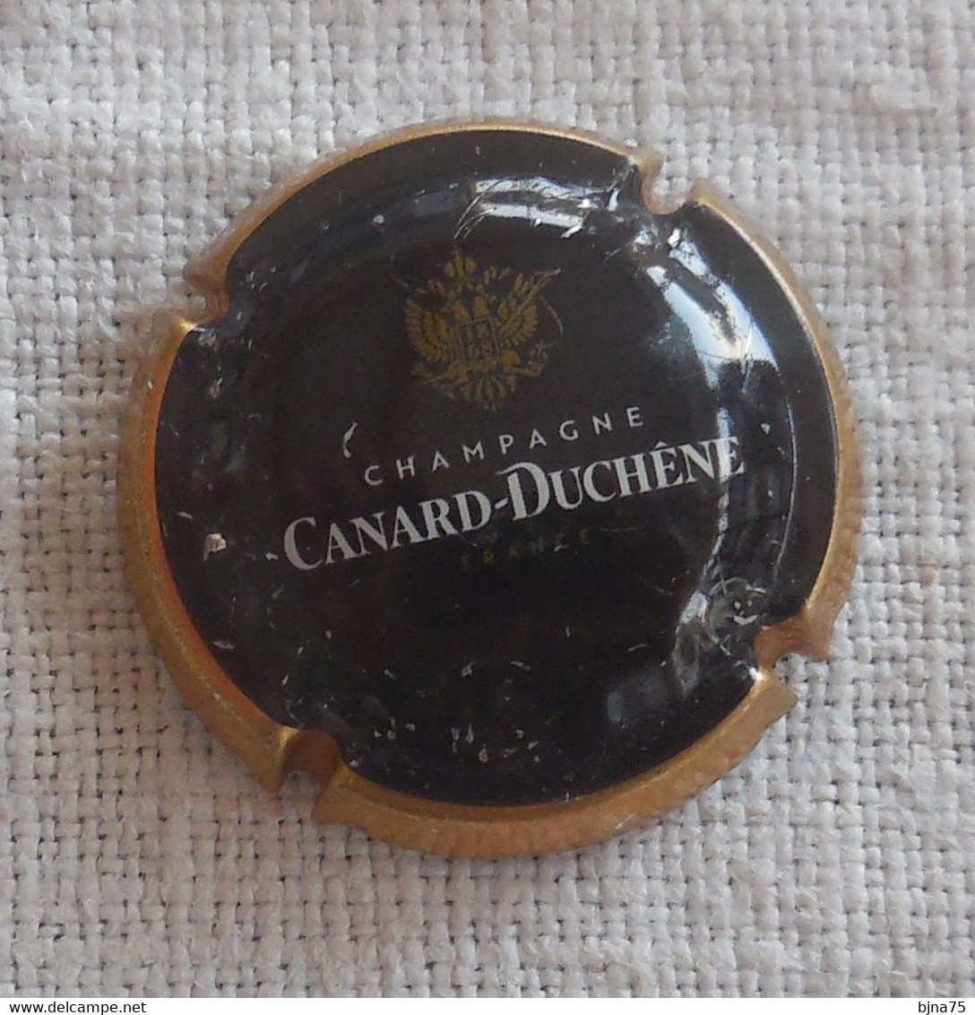 CAPSULE CHAMPAGNE 1868 Canard Duchène France - Noir & Doré - Gosset