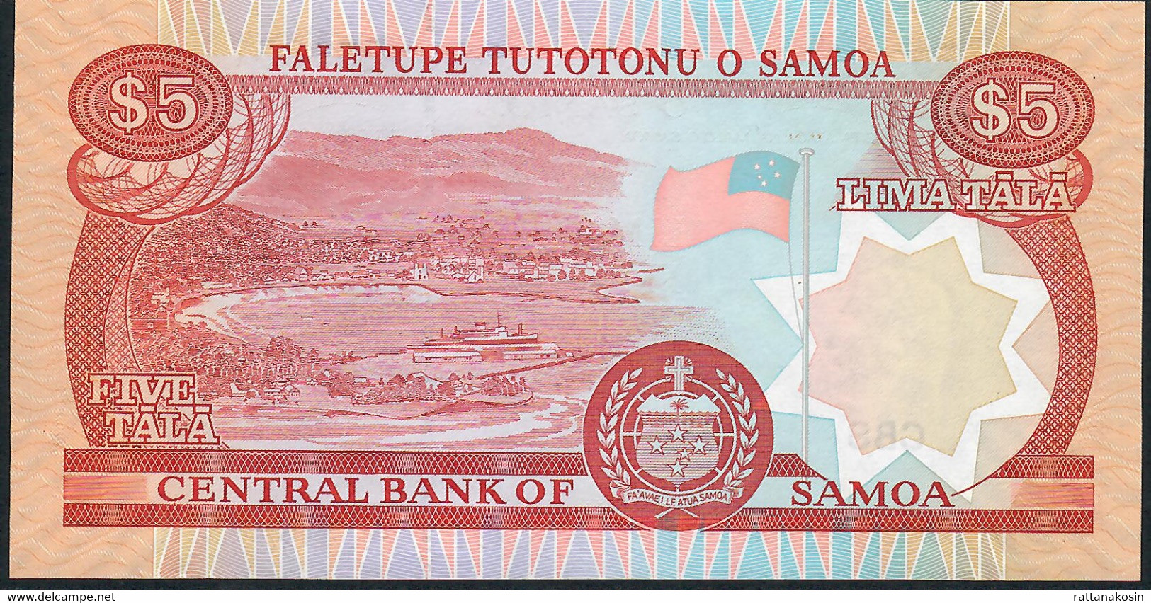 SAMOA   P33b   5   DOLLARS    2002    UNC. - Samoa