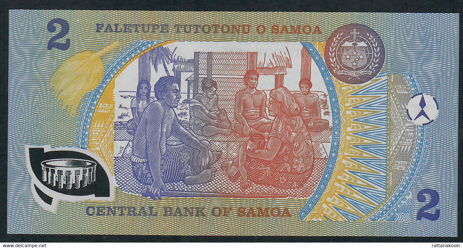 SAMOA P31 2 TALA  1991 #AAA  UNC. - Samoa