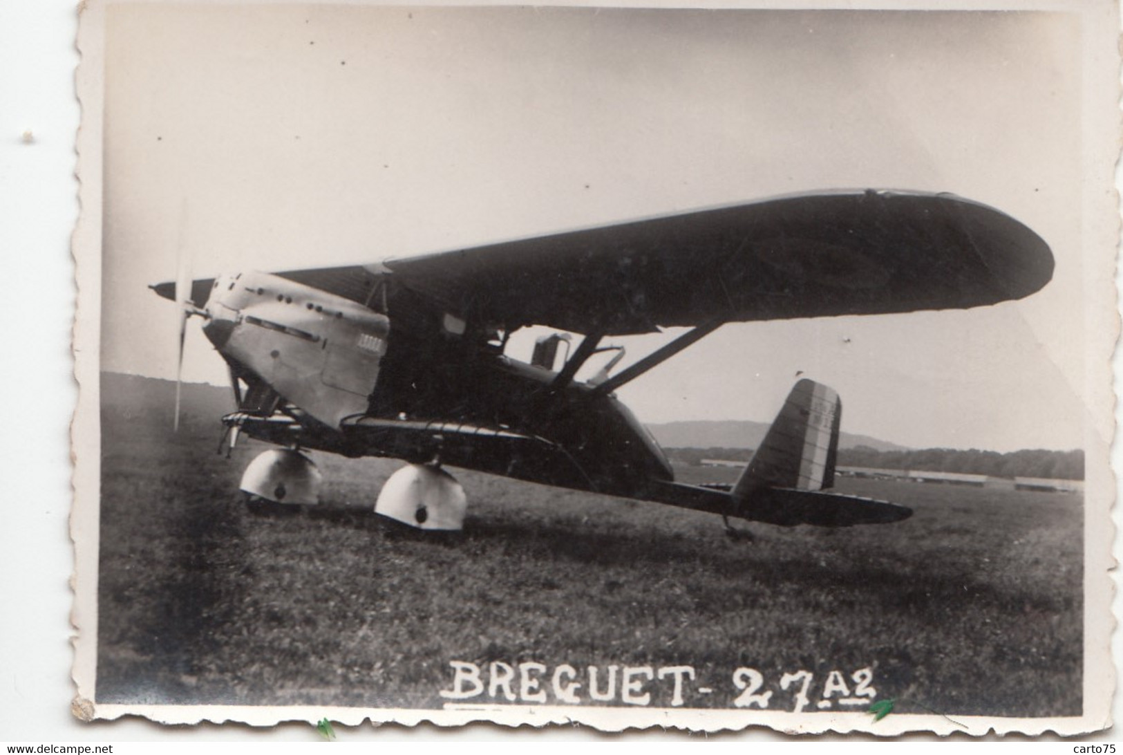 Aviation - Avion Bréguet 27 A2 - Photographie - 1914-1918: 1st War