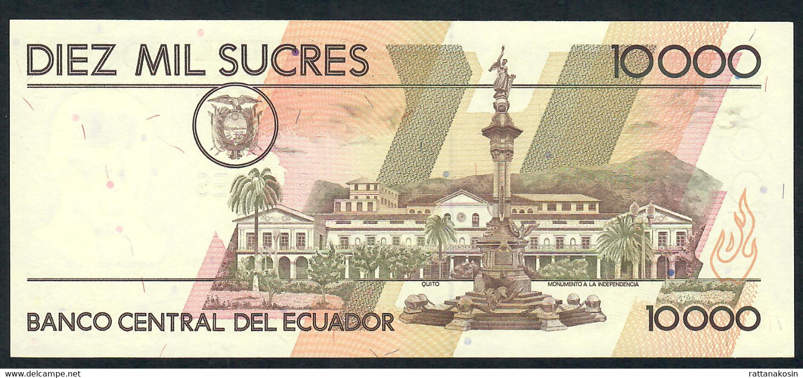 ECUADOR P127e 10000 Or 10.000 SUCRES 14.12.1998 #AN    UNC. - Ecuador