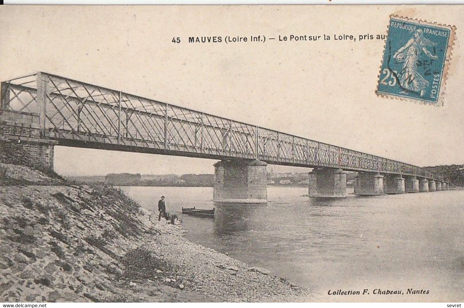 MAUVES. - Le Pont Sur La Loire, Pris Au Sud - Mauves-sur-Loire