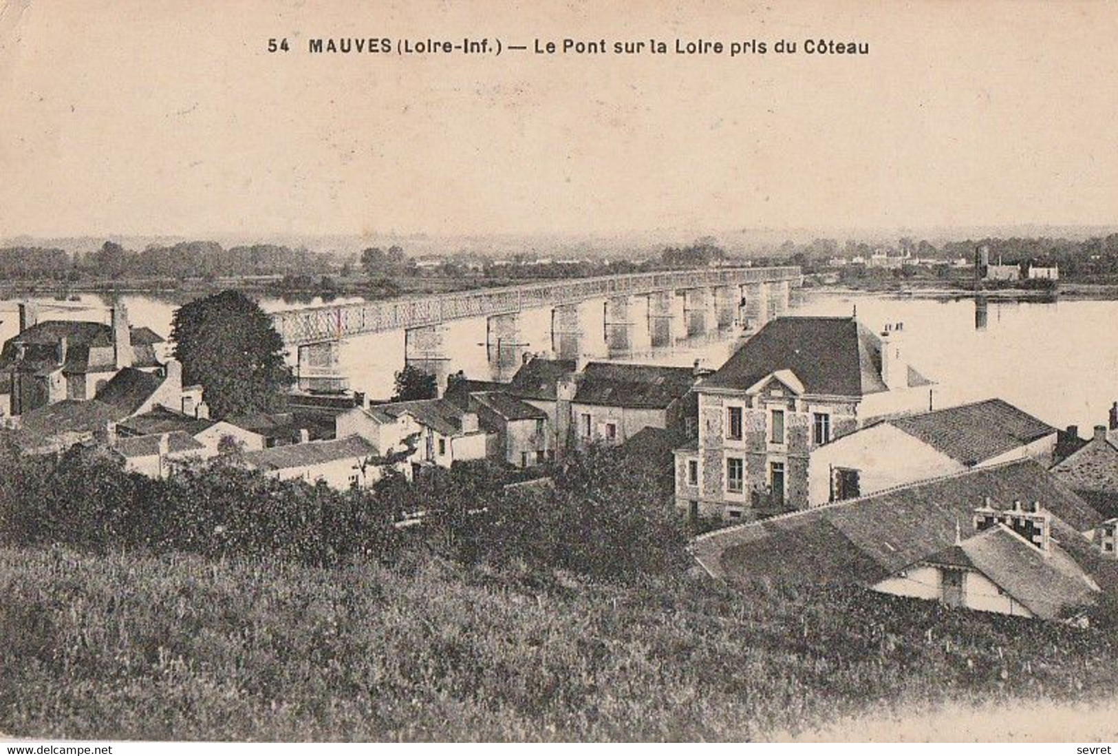 MAUVES. - Le Pont Sur La Loire Pris Du Côteau - Mauves-sur-Loire
