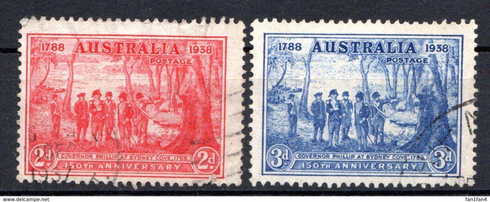 AUSTRALIE - (Confédération) - 1937 - N° 123 Et 124 - (150è Anniversaire De La Fondation De Sydney) - Usati