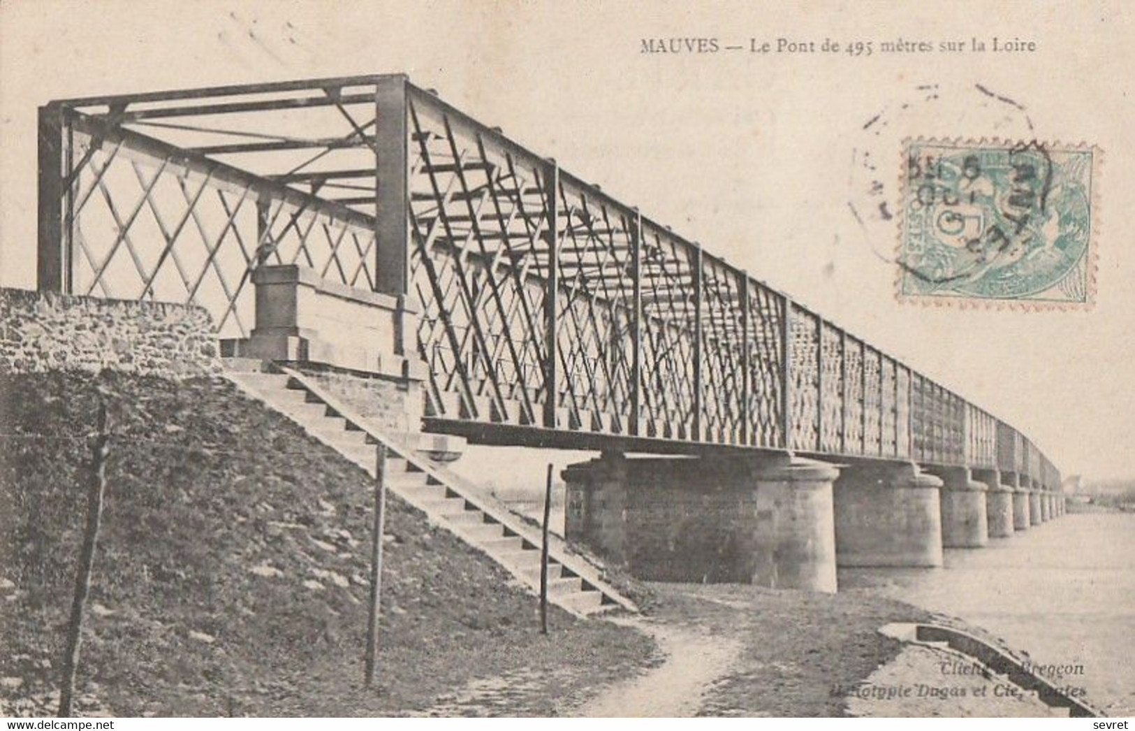 MAUVES. - Le Pont De 495 Mètres Sur La Loire - Mauves-sur-Loire