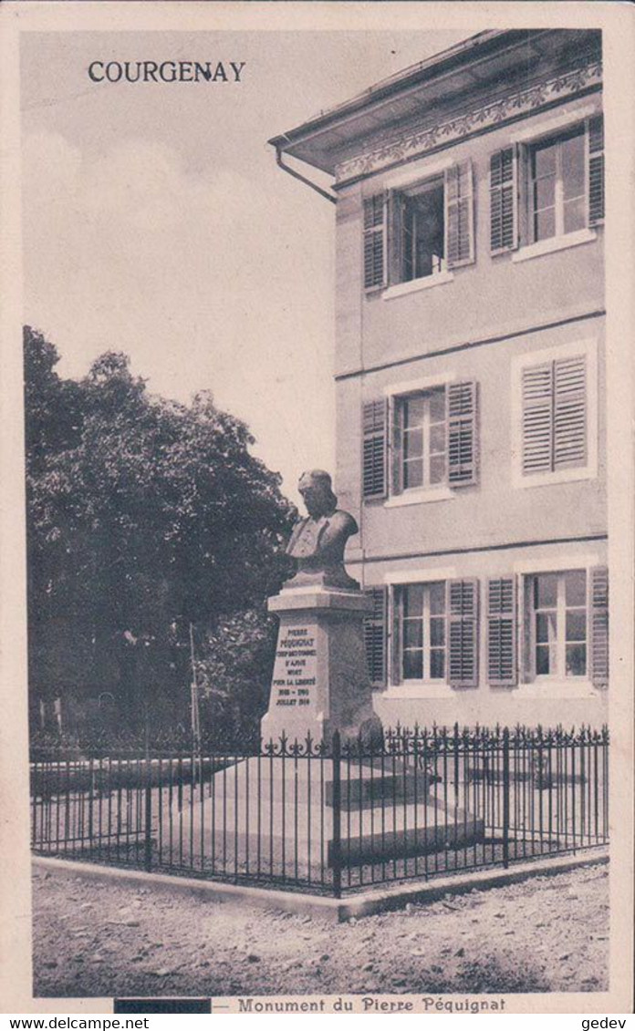 Courgenay, Monument Pierre Péquignat (7201) - Courgenay