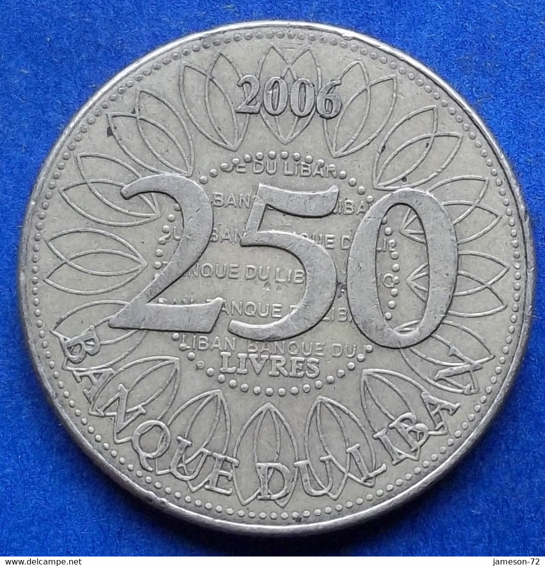 LEBANON - 250 Livres 2006 KM# 36 Asia - Edelweiss Coins - Lebanon