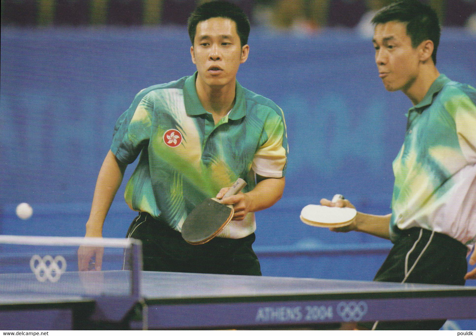 Li Ching & Ko Li Chakn, Hong Kong, Tabletennis, Gold - 2004 Athens Olympic Games - Modern Postcard From China - Estate 2004: Atene