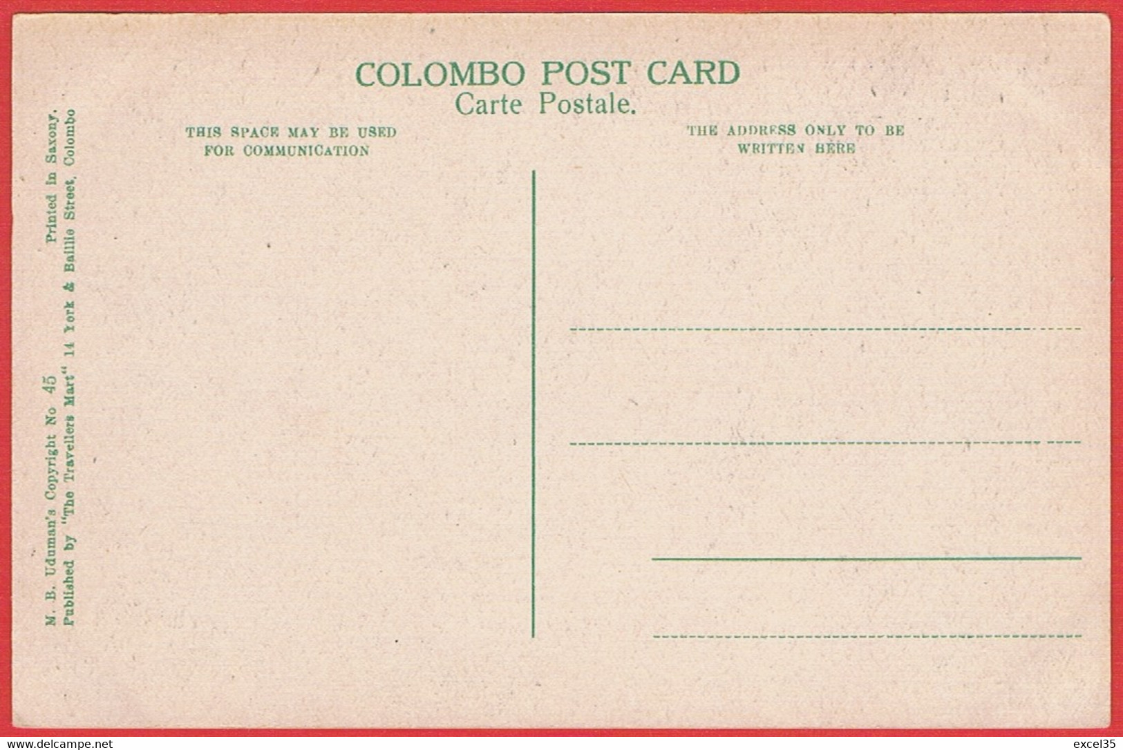 CPA RR PS NV - PUB LIPTON LTD - Colombo Double-bullock Carts - Sri Lanka (Ceylon)