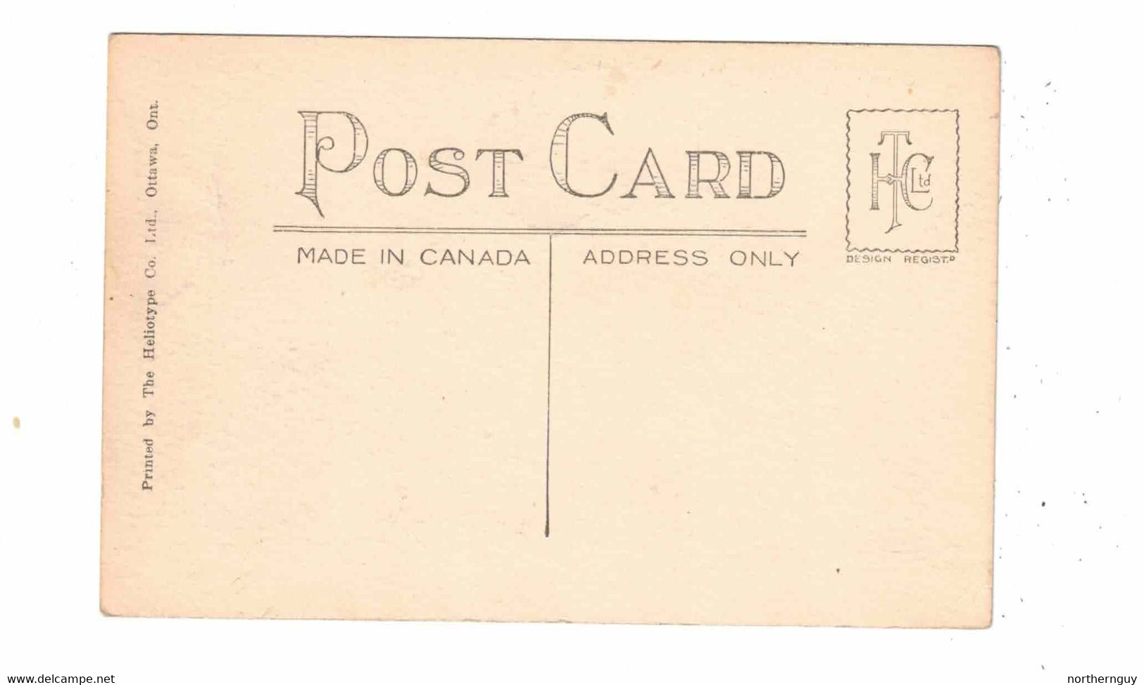 NORTH BAY, Ontario, Canada, T. & N. O. Railway Office, Old WB PECO Postcard, Nipissing County - North Bay