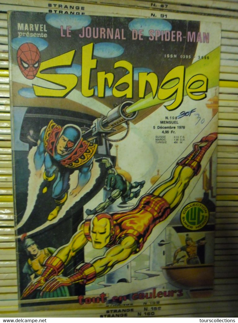 Le Journal De Spider-Man Strange N° 108 Décembre 1978 Collection LUG Super Héros Marvel - Strange