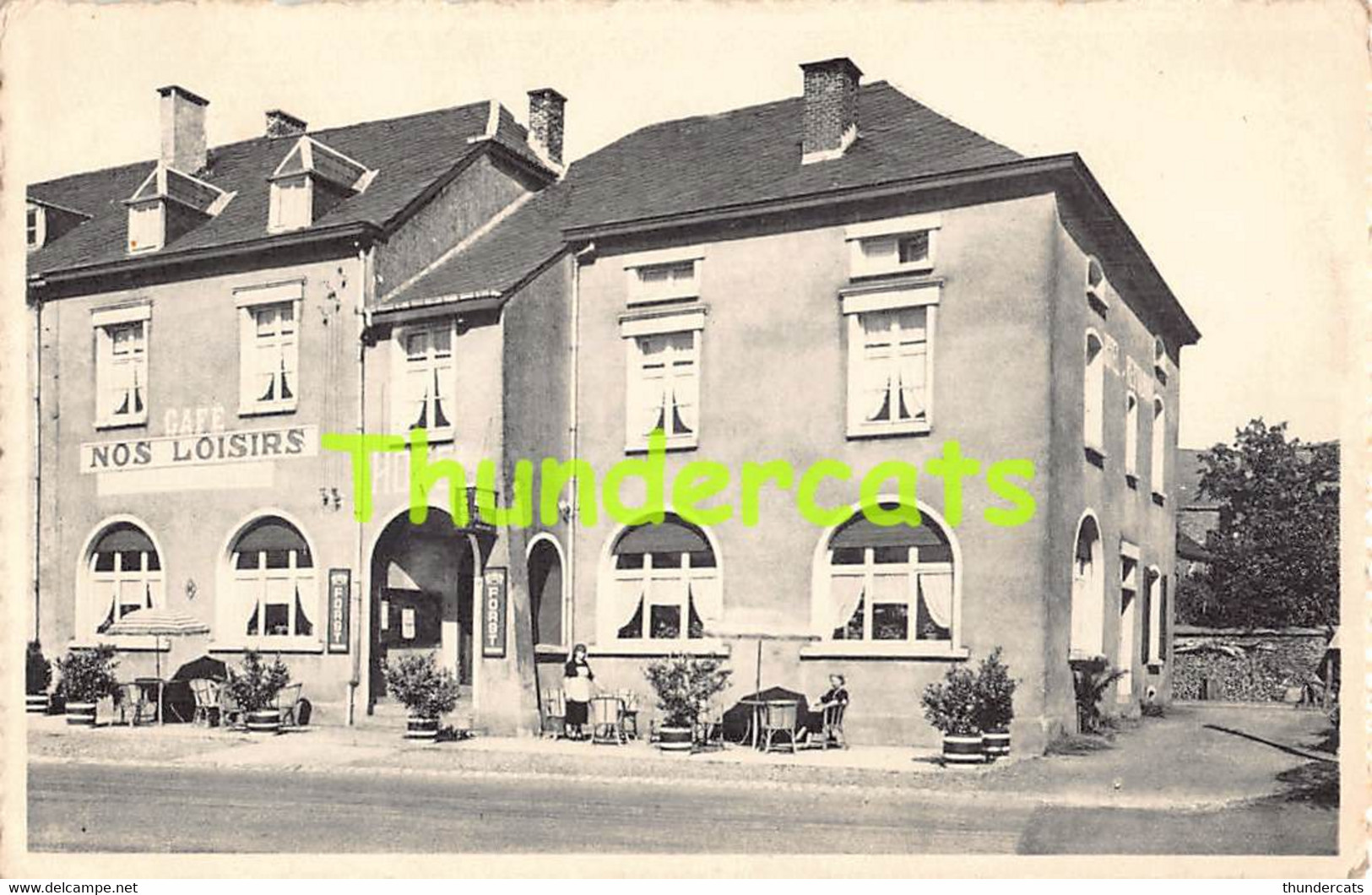 CPA HERBEUMONT SUR SEMOIS CAFE HOTEL NOS LOISIRS - Herbeumont