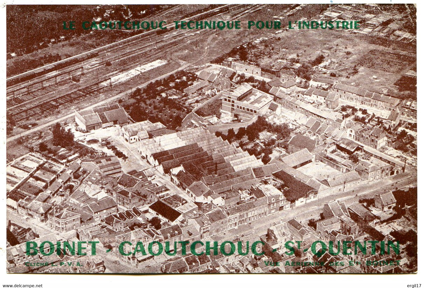 02100 SAINT-QUENTIN - BOINET Fabricant De Caoutchouc Industriel - Correspondance Commerciale - Saint Quentin