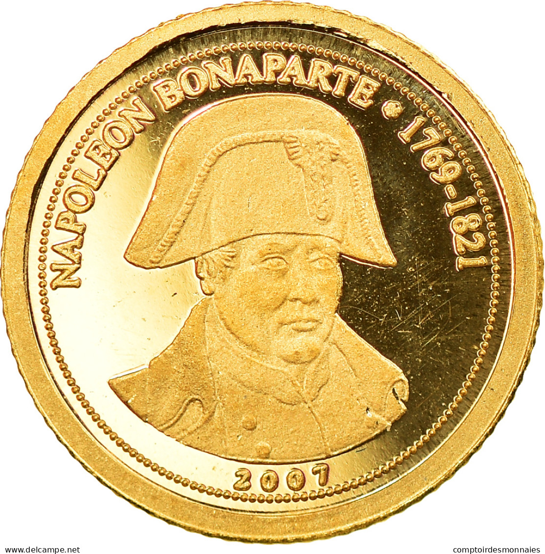 Monnaie, CONGO, DEMOCRATIC REPUBLIC, Napoléon Bonaparte, 1500 Francs CFA, 2007 - Kongo (Dem. Republik 1998)